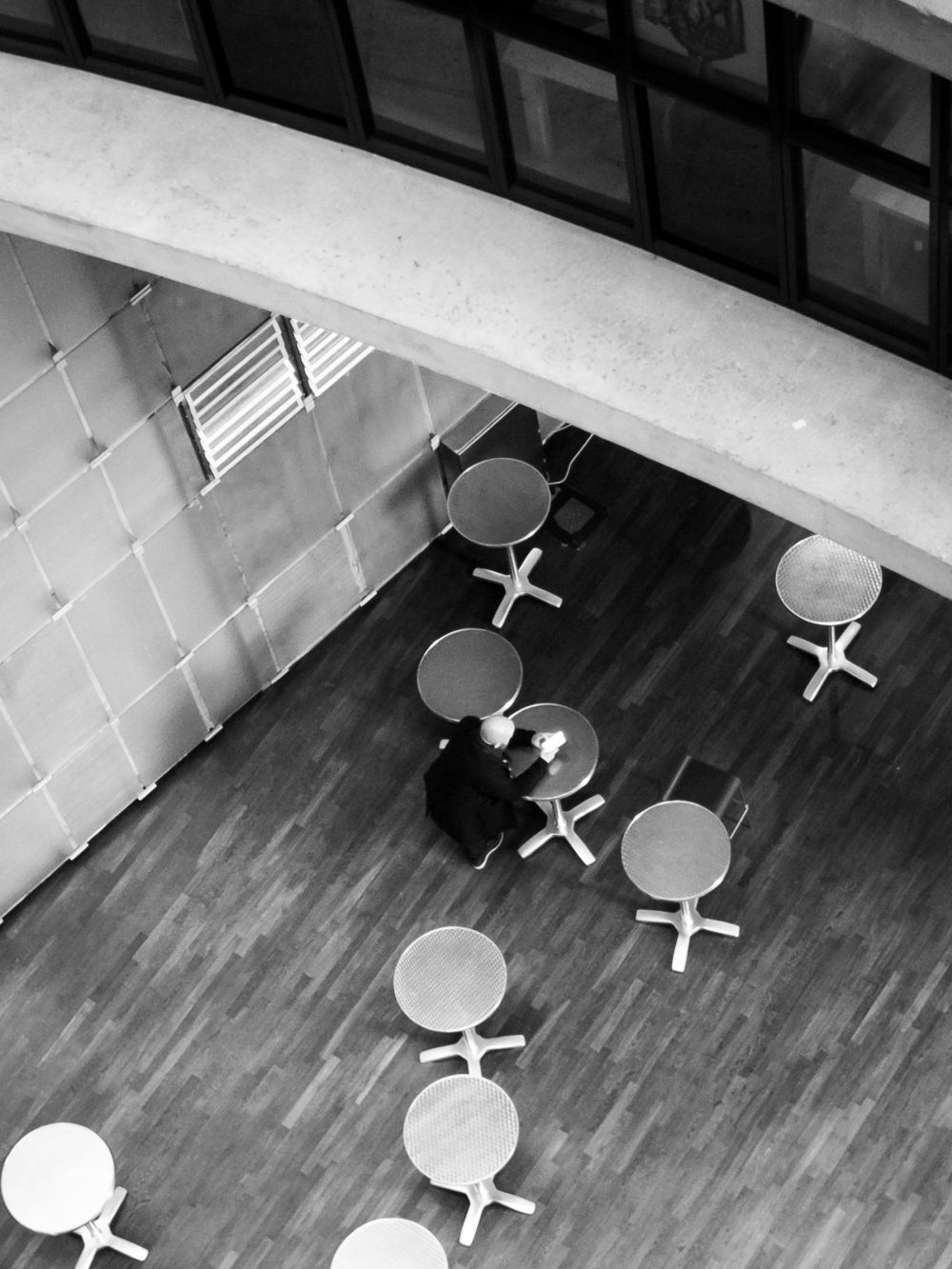 Modern interior architecture at SK Stiftung, MediaPark Cologne