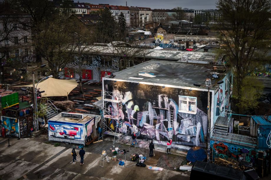 Howtokillagraffiti & Dafne Tree at Urban Spree, Berlin