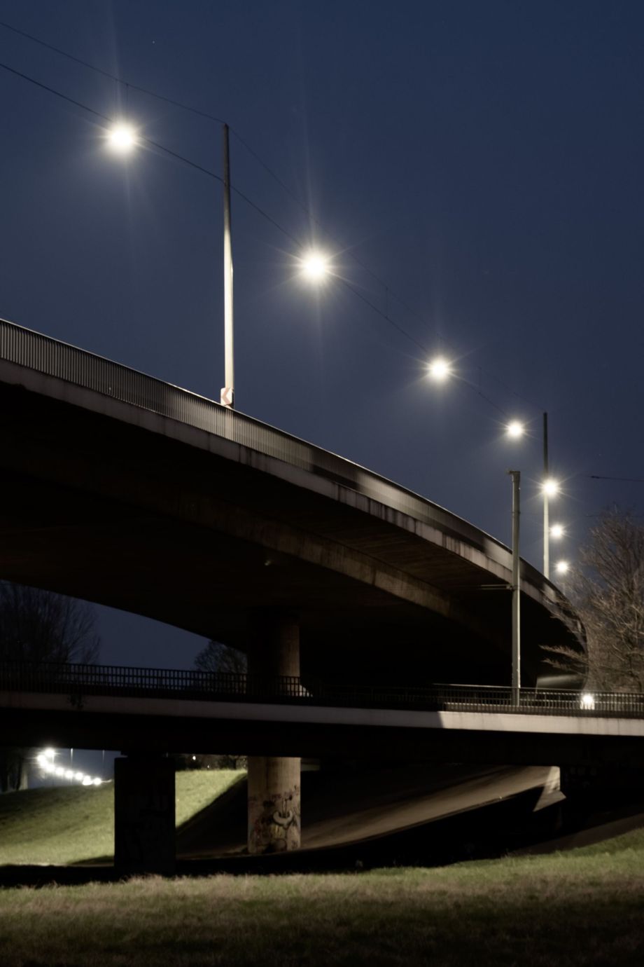 Early morning Meetup, Rheinkniebrücke Düsseldorf