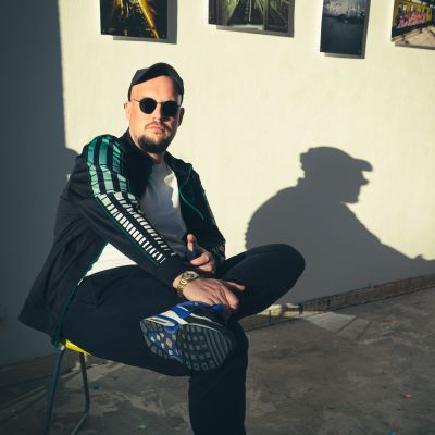 Kevin Schulzbus at "Meen Berlin" Exhibition, Portrait