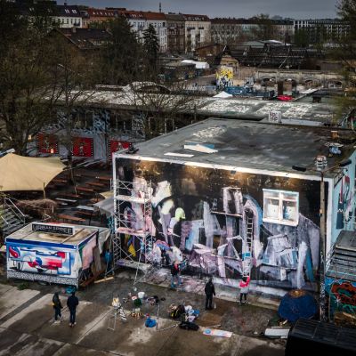 Howtokillagraffiti & Dafne Tree at Urban Spree, Berlin